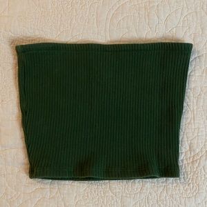 Urban UO ribbed green tube top